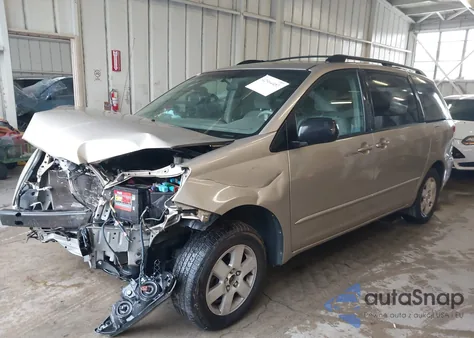 2004 Toyota Sienna Le из США, поврежденный, VIN 5TDZA23CX4S085504